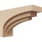 Ekena Millwork 3"W x 9"D x 6"H Classic Rockford Rough Cedar Woodgrain TimberThane Corbel, Primed Tan CORUR03X09X06ROCRCPR - alternate 1